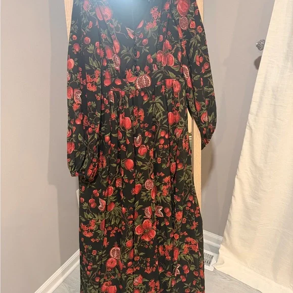 Heroine Maxi Dress in Pomegranate Print - Picture 4 of 6